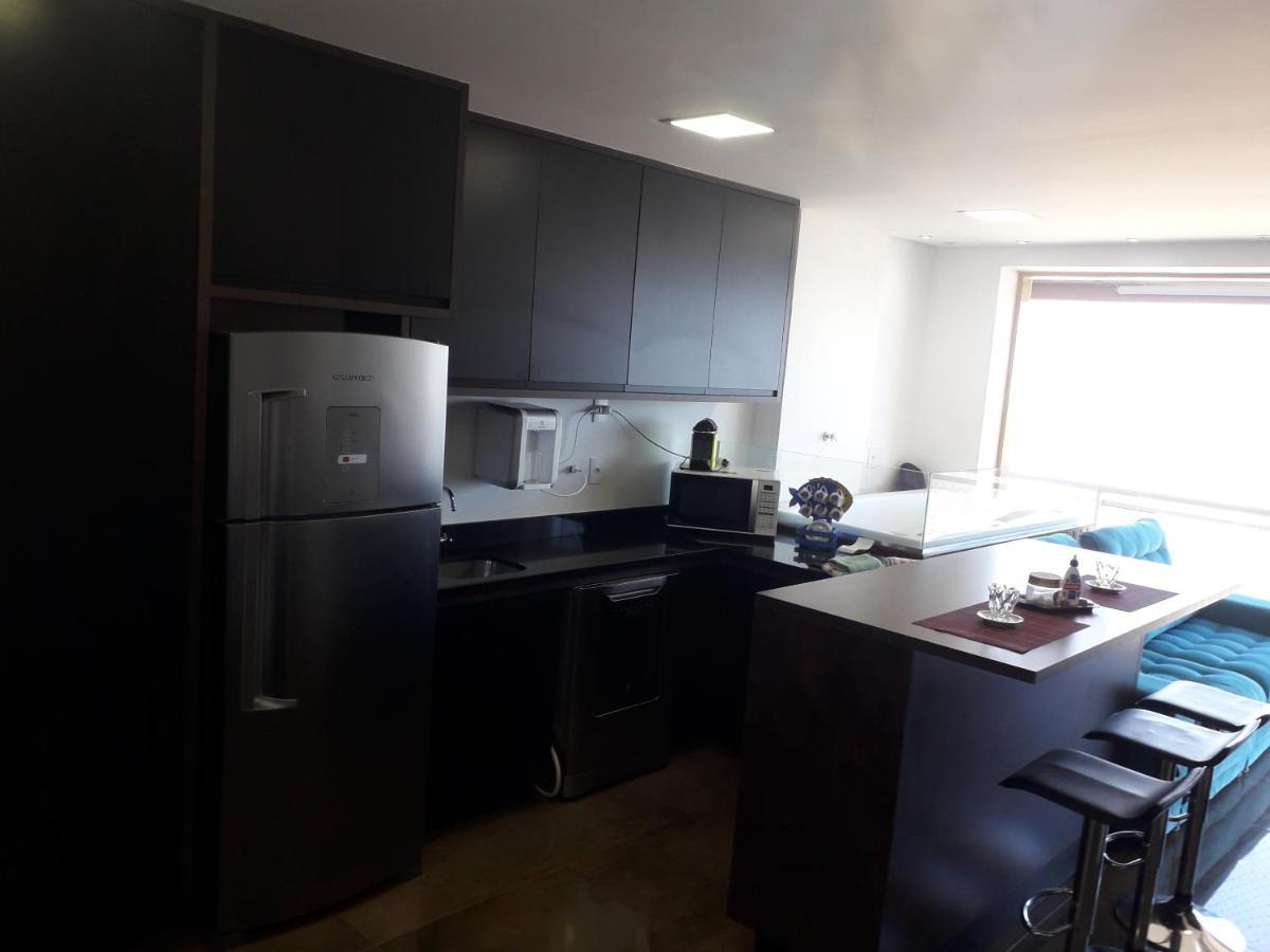 Maravilhoso Apto Vista Mar Jacuzzi Wi Fi Pe Areia Santos  Exteriör bild