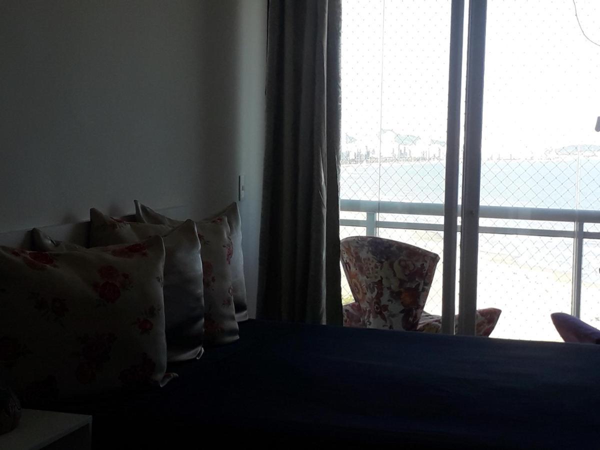 Maravilhoso Apto Vista Mar Jacuzzi Wi Fi Pe Areia Santos  Exteriör bild
