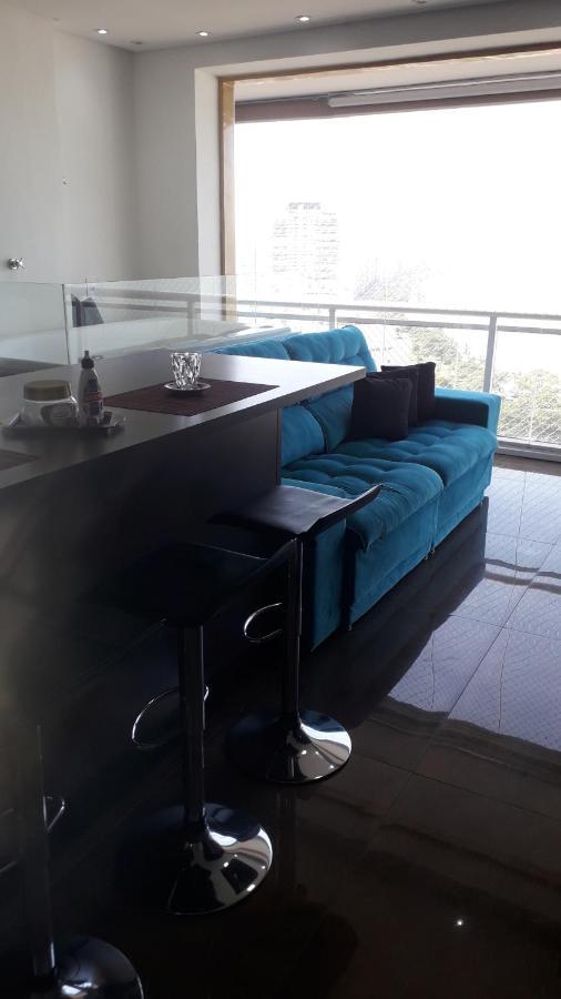 Maravilhoso Apto Vista Mar Jacuzzi Wi Fi Pe Areia Santos  Exteriör bild