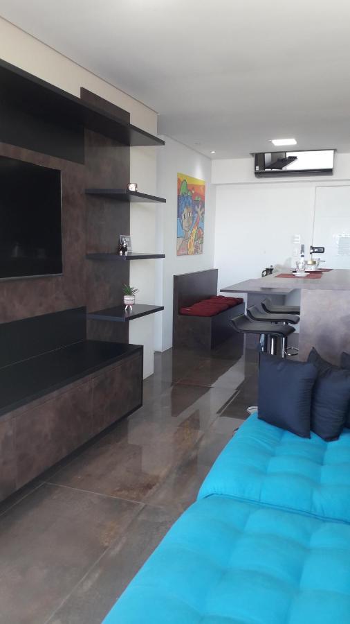 Maravilhoso Apto Vista Mar Jacuzzi Wi Fi Pe Areia Santos  Exteriör bild