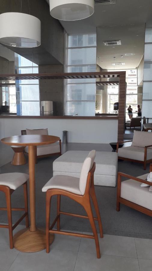 Maravilhoso Apto Vista Mar Jacuzzi Wi Fi Pe Areia Santos  Exteriör bild