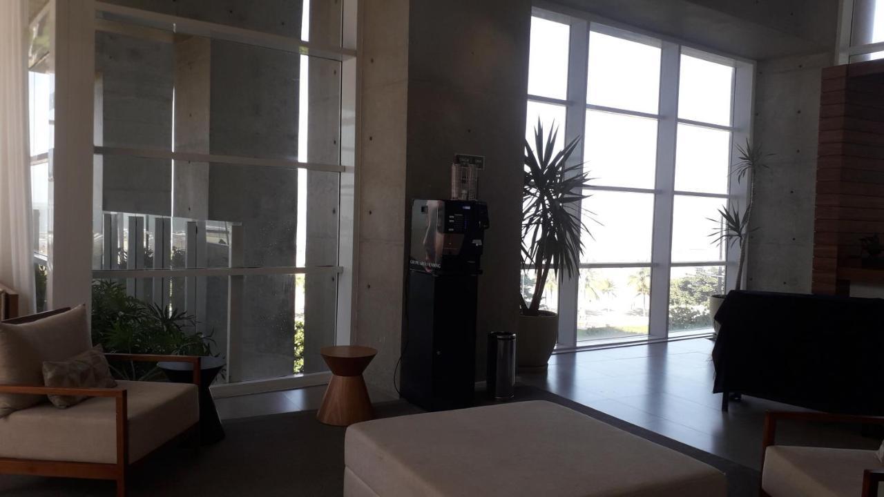 Maravilhoso Apto Vista Mar Jacuzzi Wi Fi Pe Areia Santos  Exteriör bild