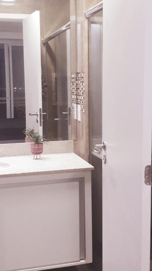 Maravilhoso Apto Vista Mar Jacuzzi Wi Fi Pe Areia Santos  Exteriör bild