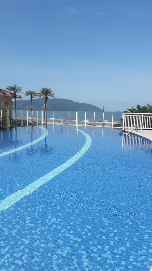Maravilhoso Apto Vista Mar Jacuzzi Wi Fi Pe Areia Santos  Exteriör bild