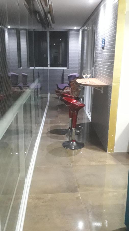 Maravilhoso Apto Vista Mar Jacuzzi Wi Fi Pe Areia Santos  Exteriör bild