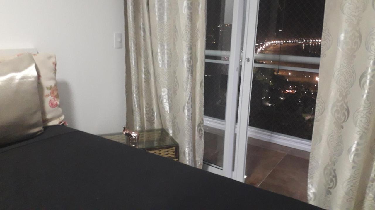 Maravilhoso Apto Vista Mar Jacuzzi Wi Fi Pe Areia Santos  Exteriör bild